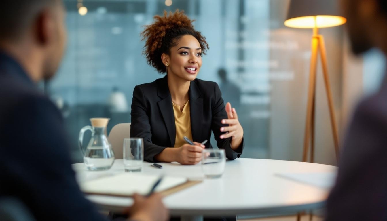 The mentee's perspective across the table